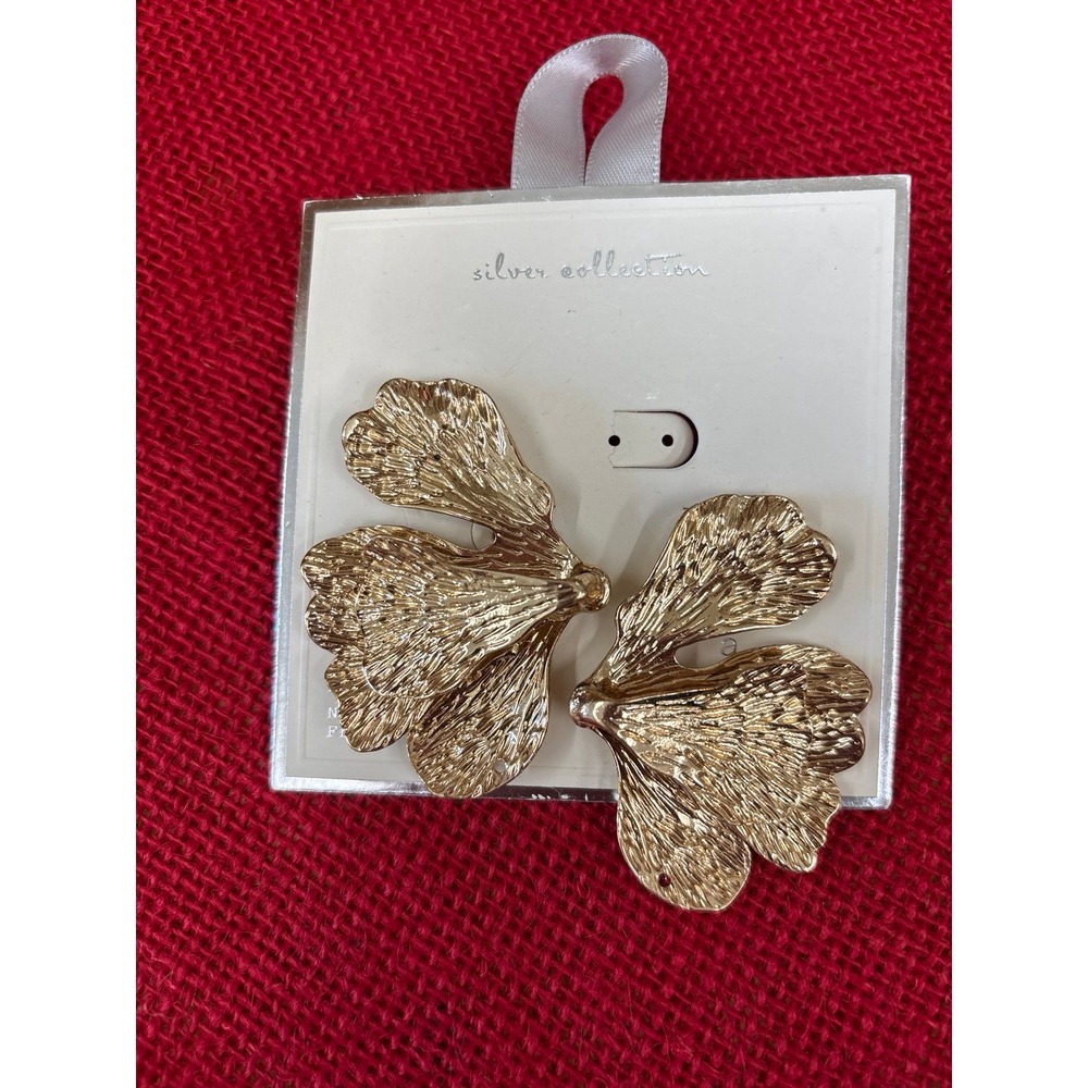 Vintage Style Parfois Maxi Flower‎ Textured Studs